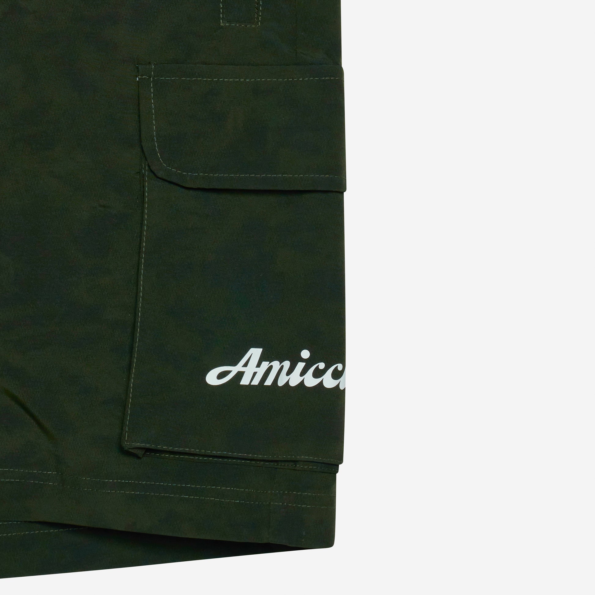 Almeria Patterned Shorts Green