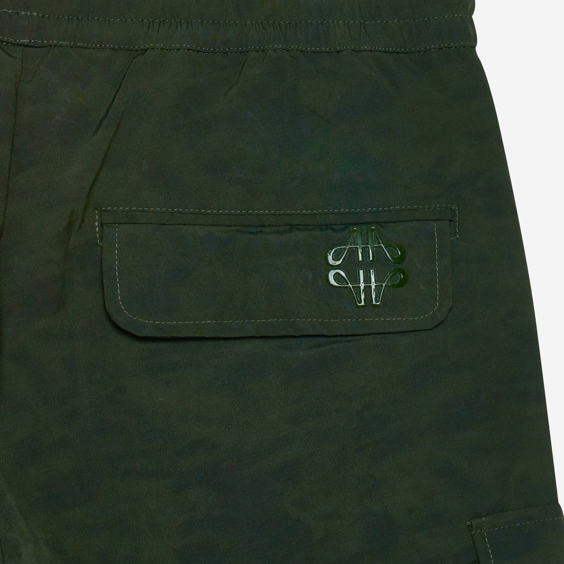 Almeria Patterned Shorts Green