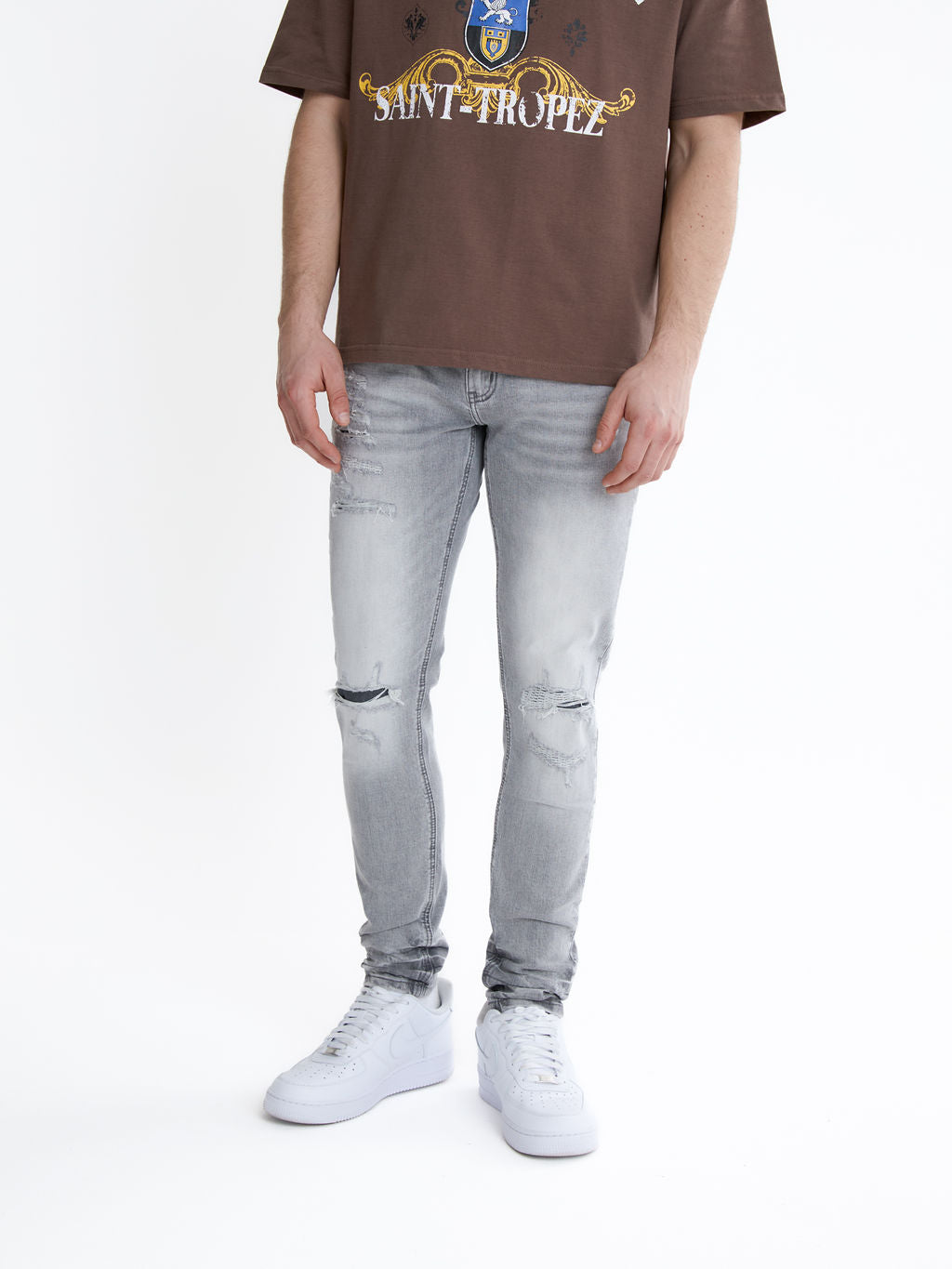 Alonzo Grey Skinny Jean