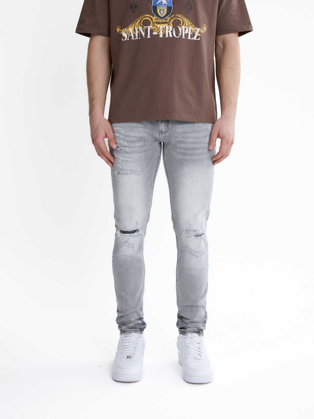Alonzo Grey Skinny Jean