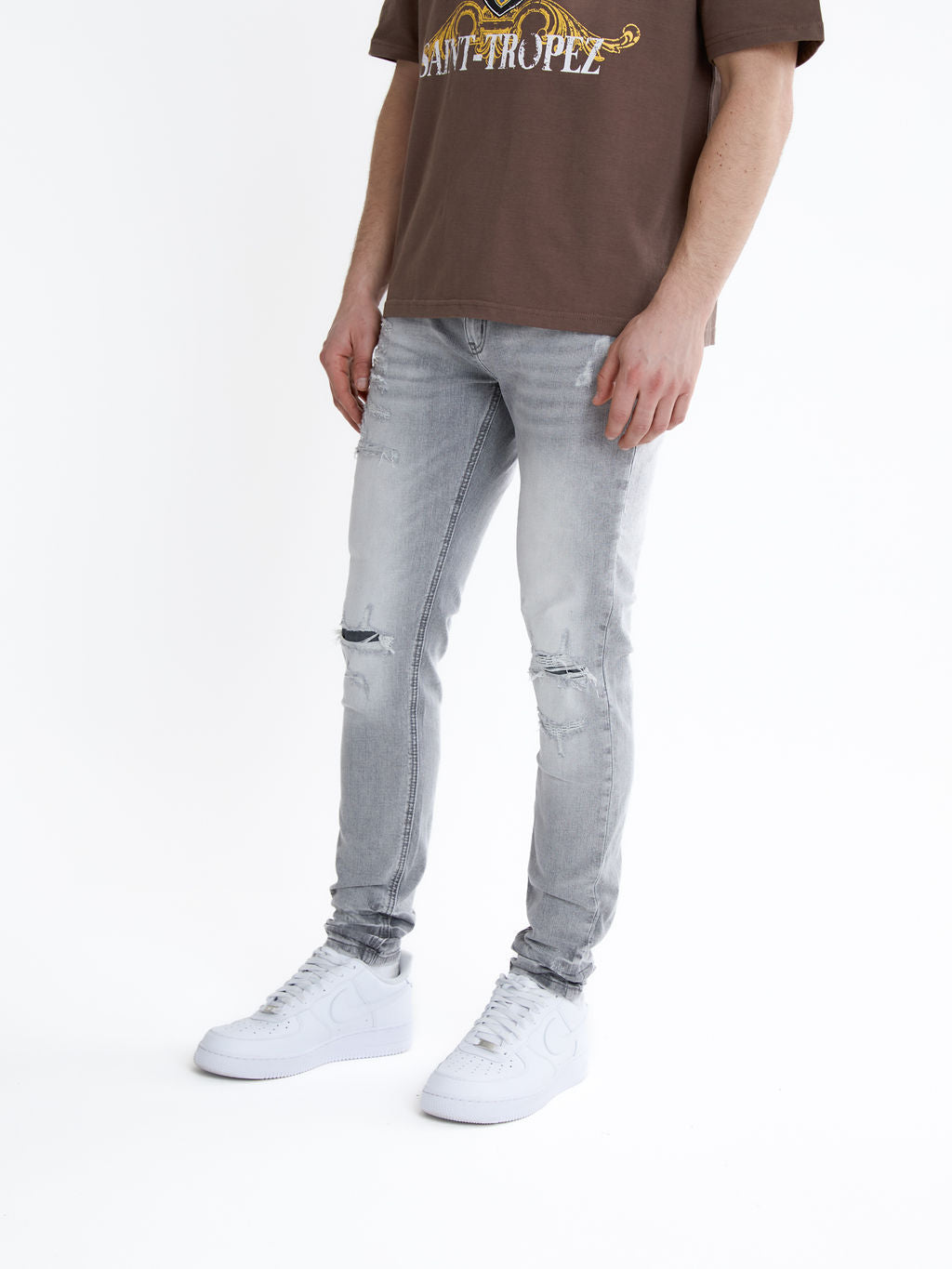 Alonzo Grey Skinny Jean