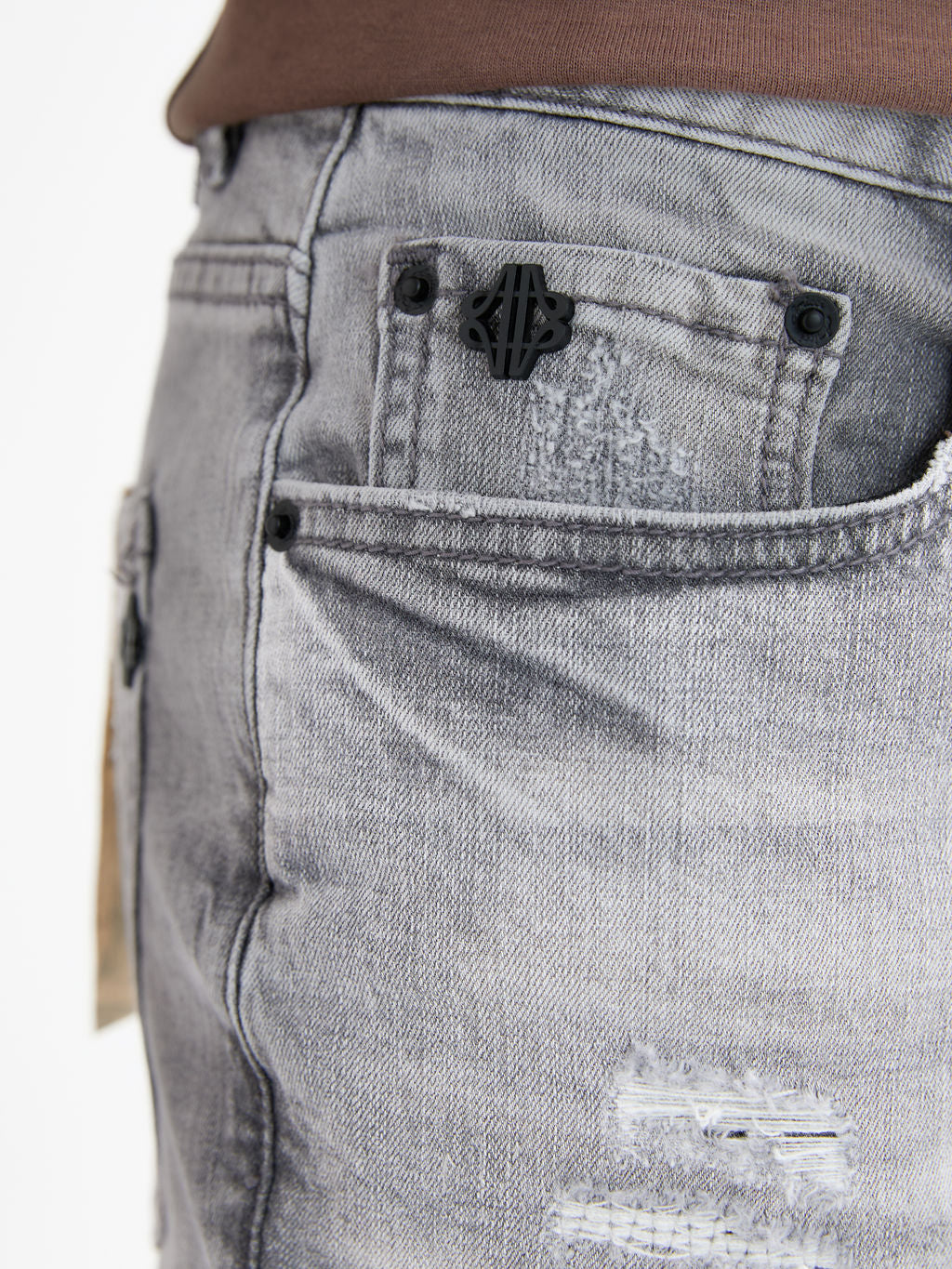 Alonzo Grey Skinny Jean