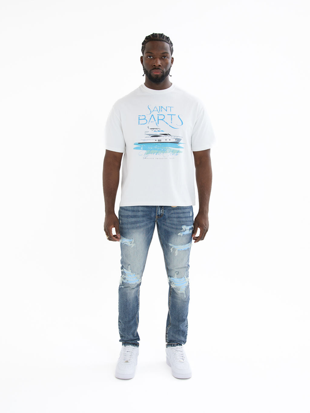 Jeans skinny Arlow Blue Bandana