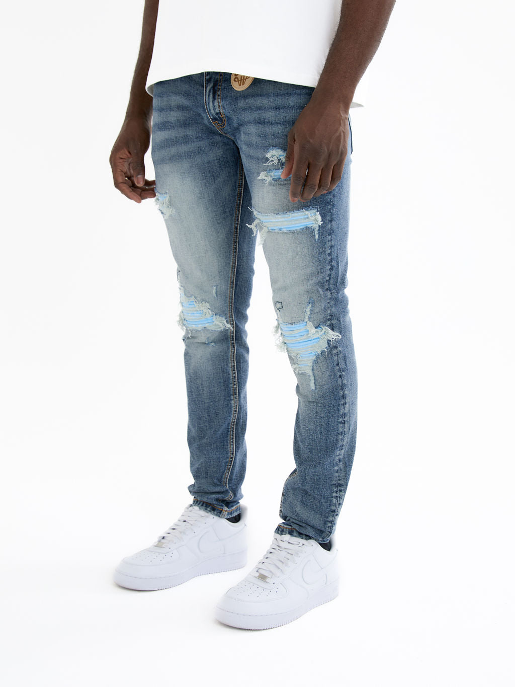 Jeans skinny Arlow Blue Bandana