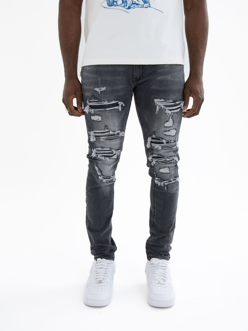 Diego Grey Skinny Jean