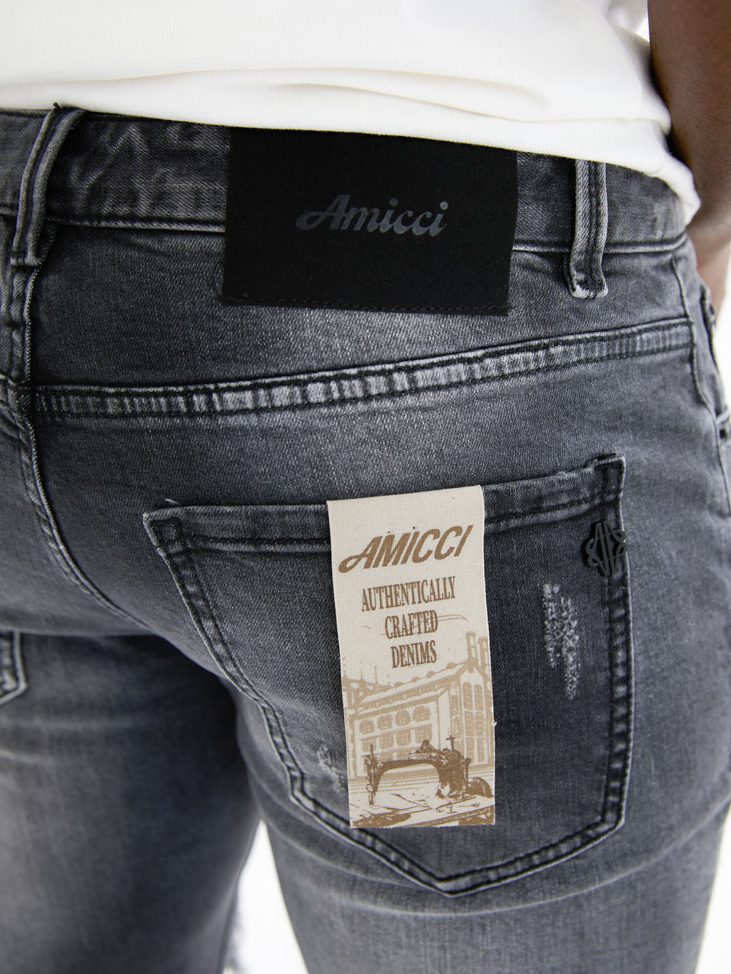 Diego Grey Skinny Jean