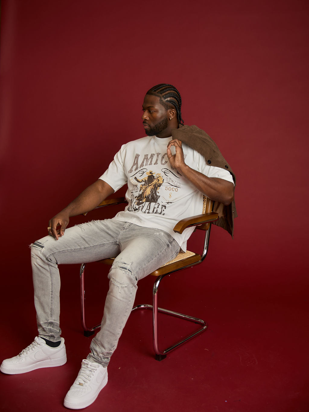 Alonzo Grey Skinny Jean