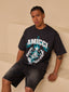 Parade Grafisch T-shirt Zwart
