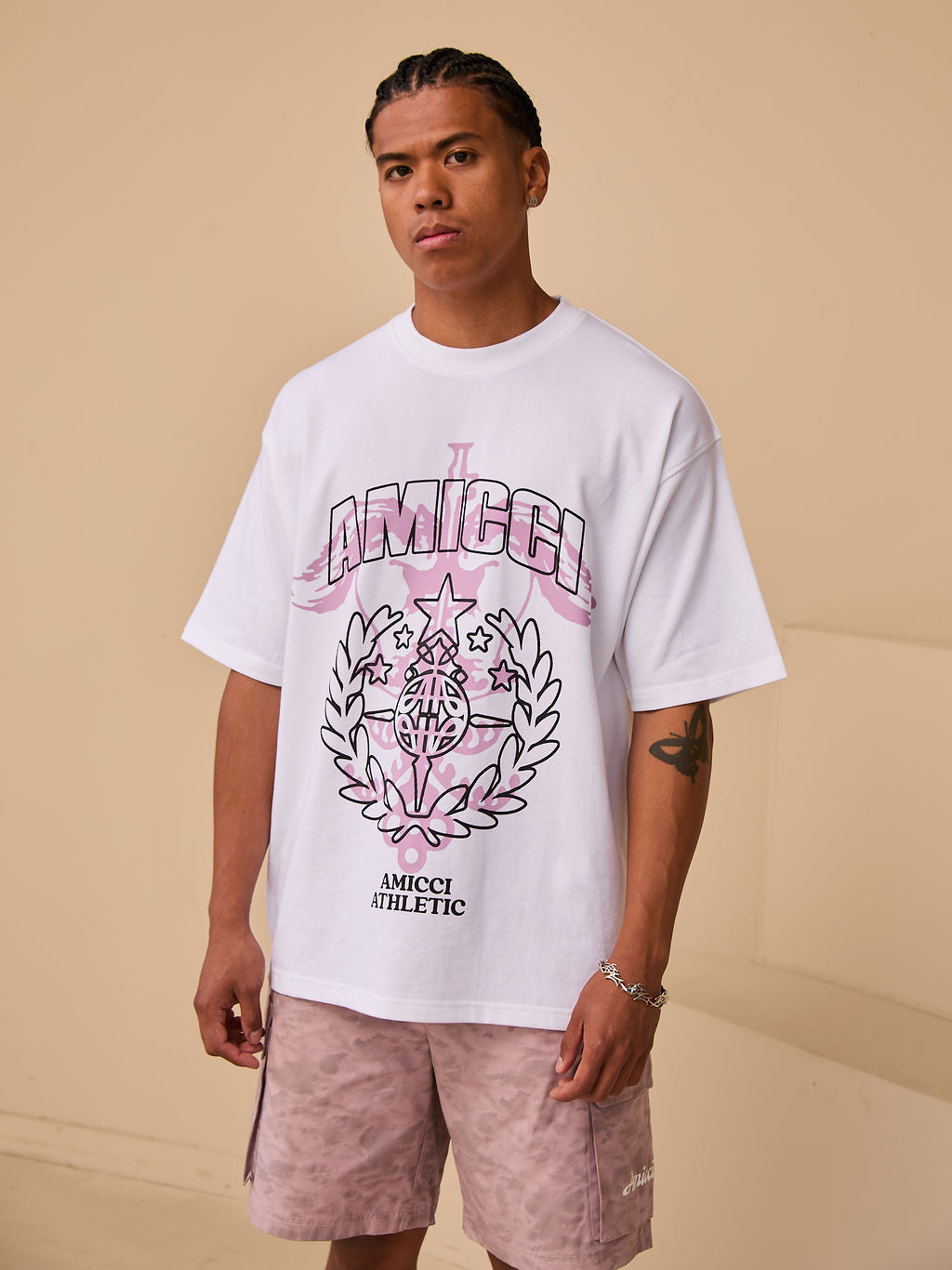 Parade T Shirt Pink Graphic
