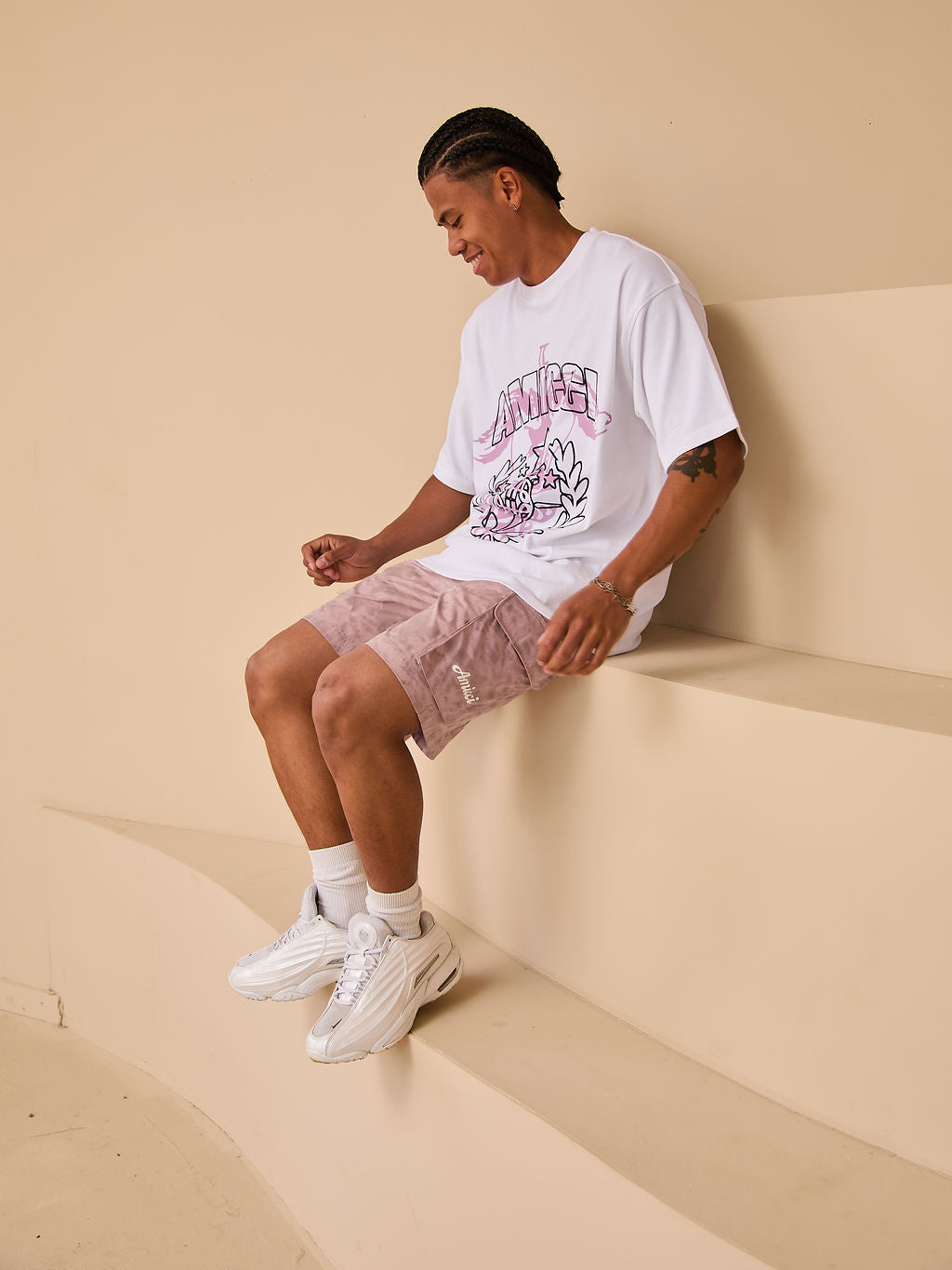 Parade T Shirt Pink Graphic