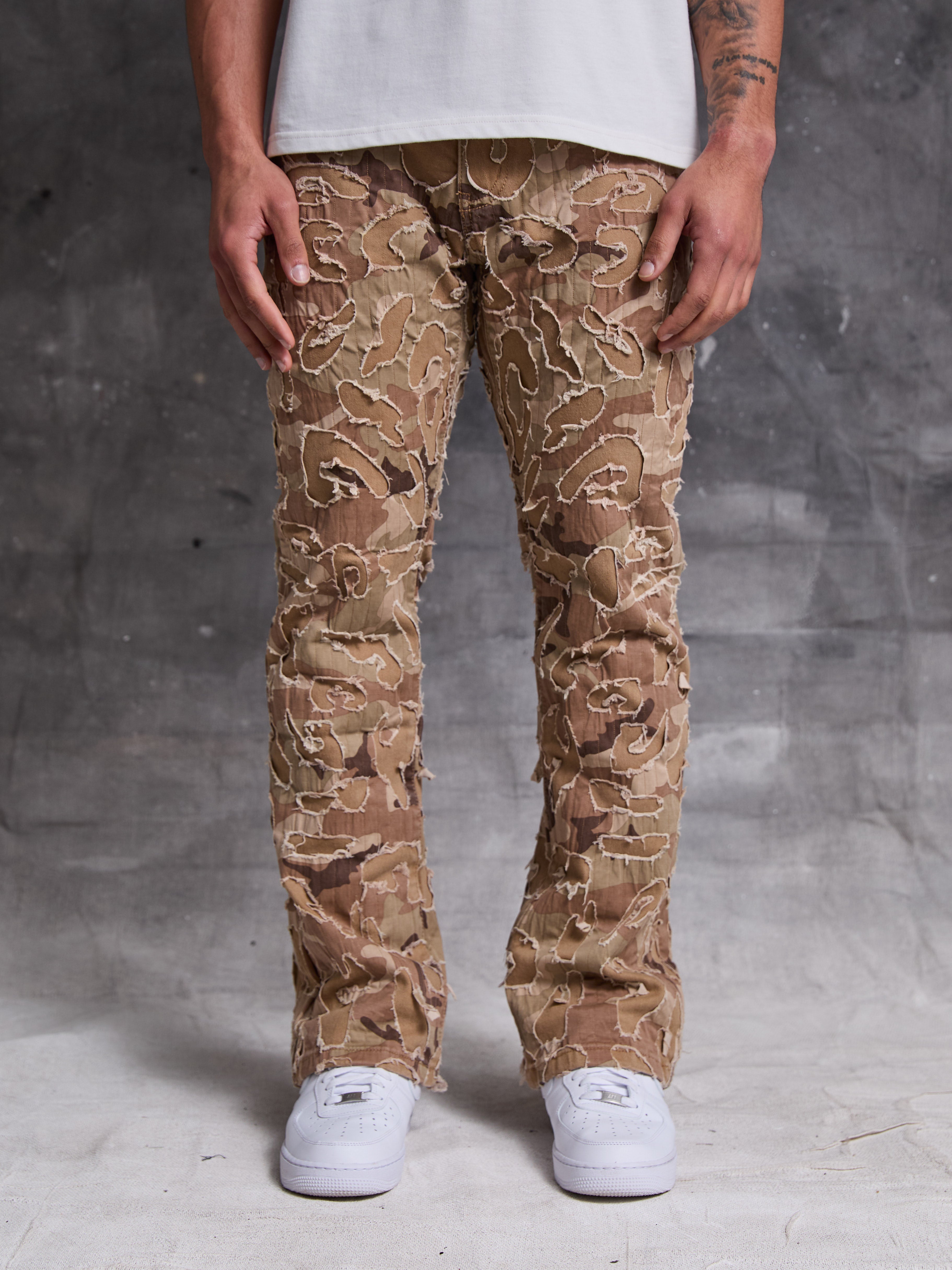 Jean camouflage Franco Sand
