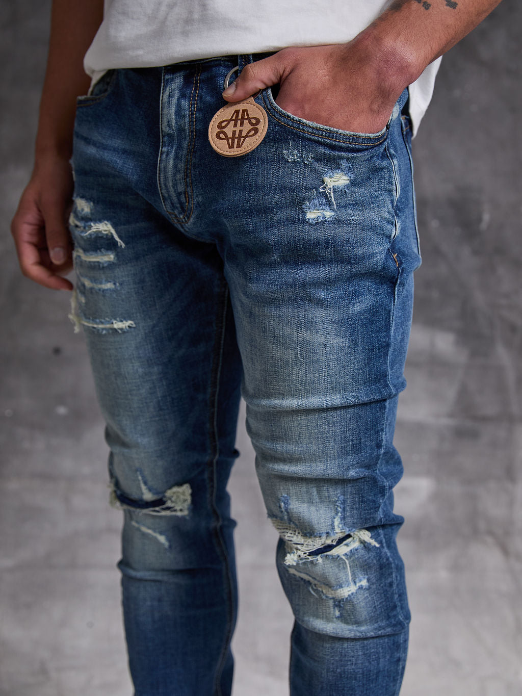 Alonzo Blue Skinny Jean