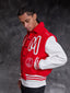 Veste Varsity Rouge