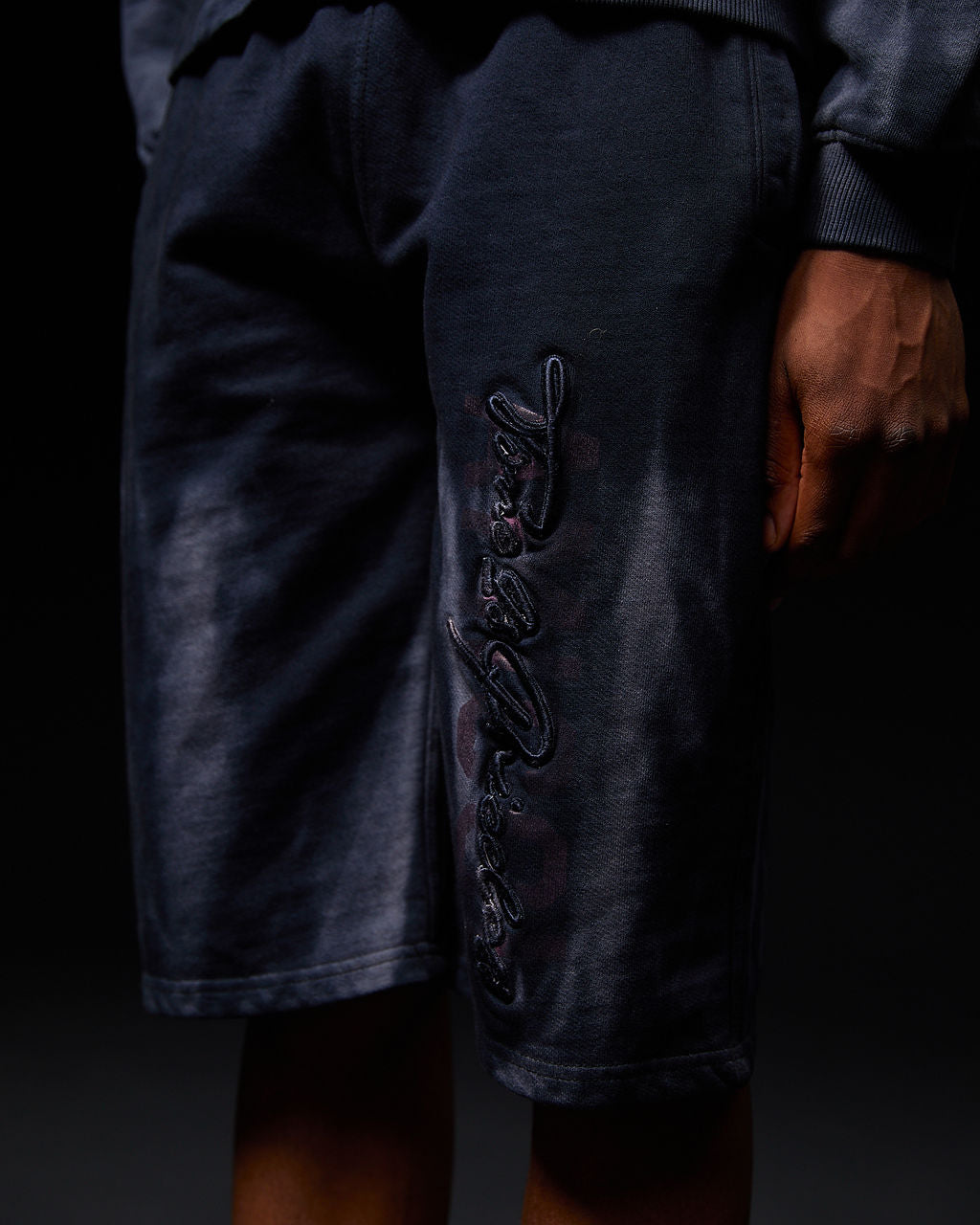 Enzo Navy Shorts