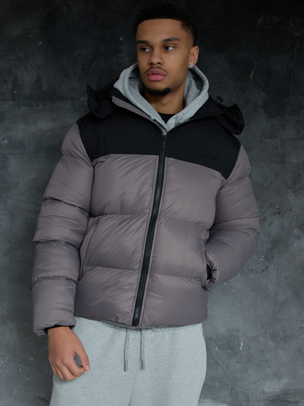 Bellezza Puffer Jacket Grijs