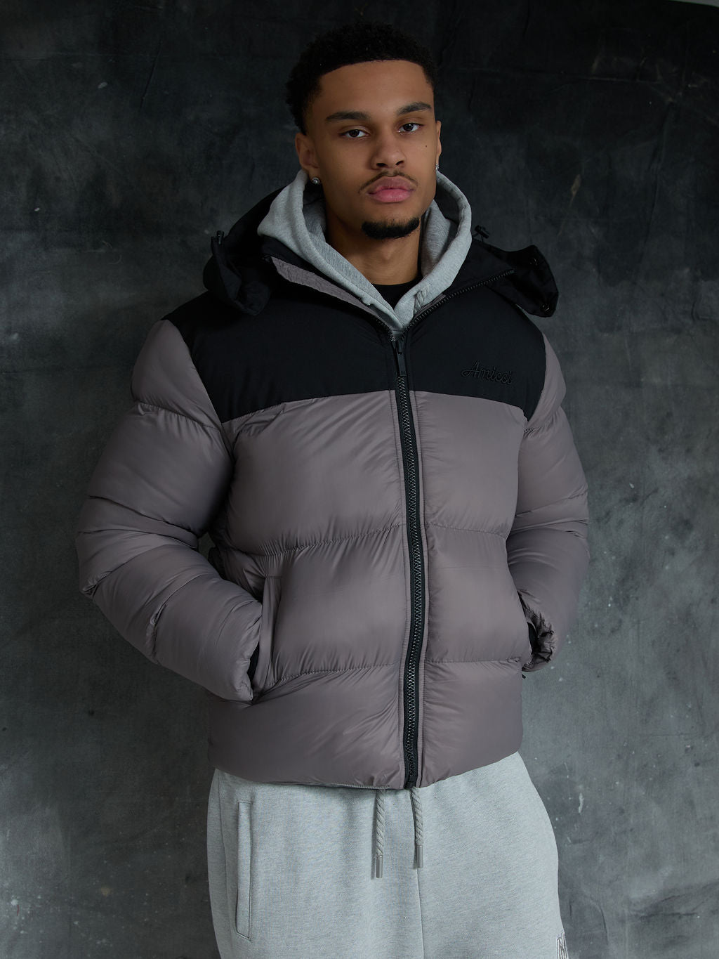 Bellezza Puffer Jacket Grijs