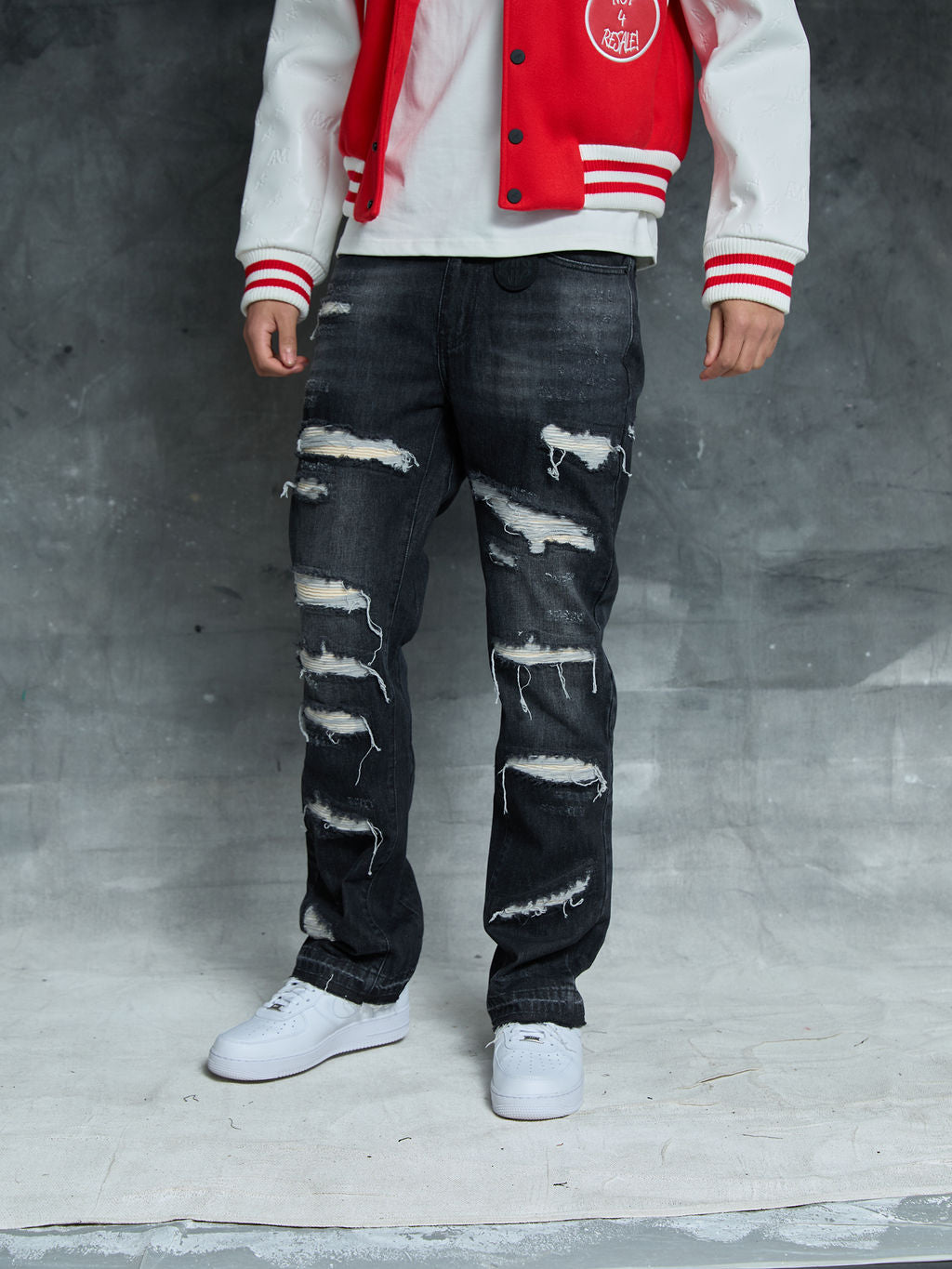 Trivoni Black Flare Jean