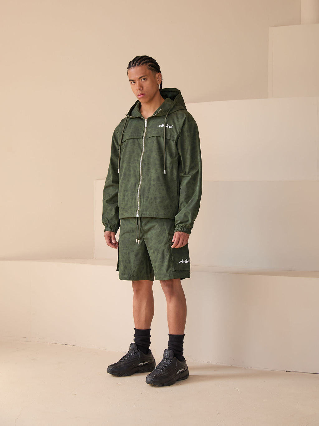 Almeria Windbreaker Green