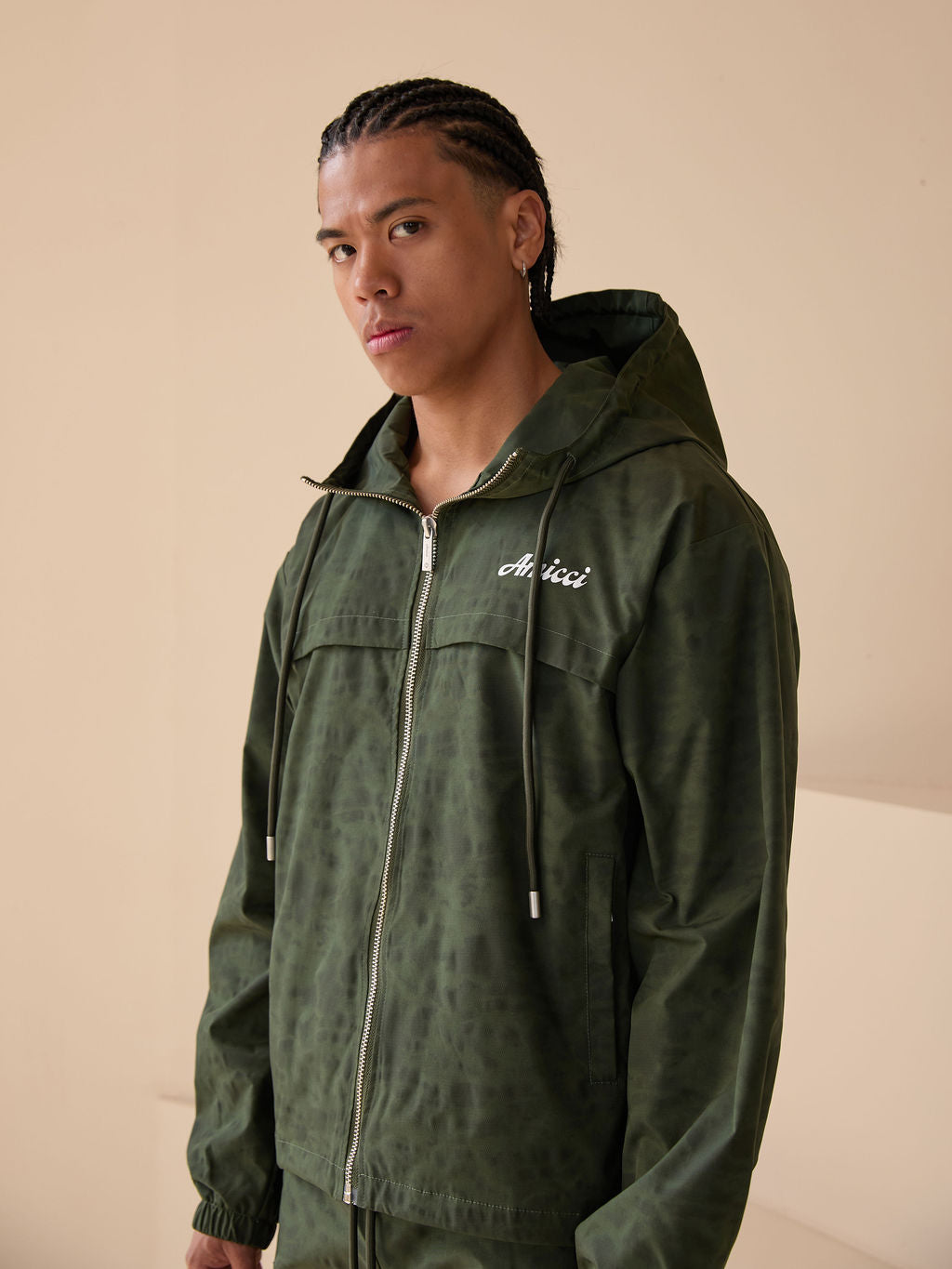 Almeria Windbreaker Green