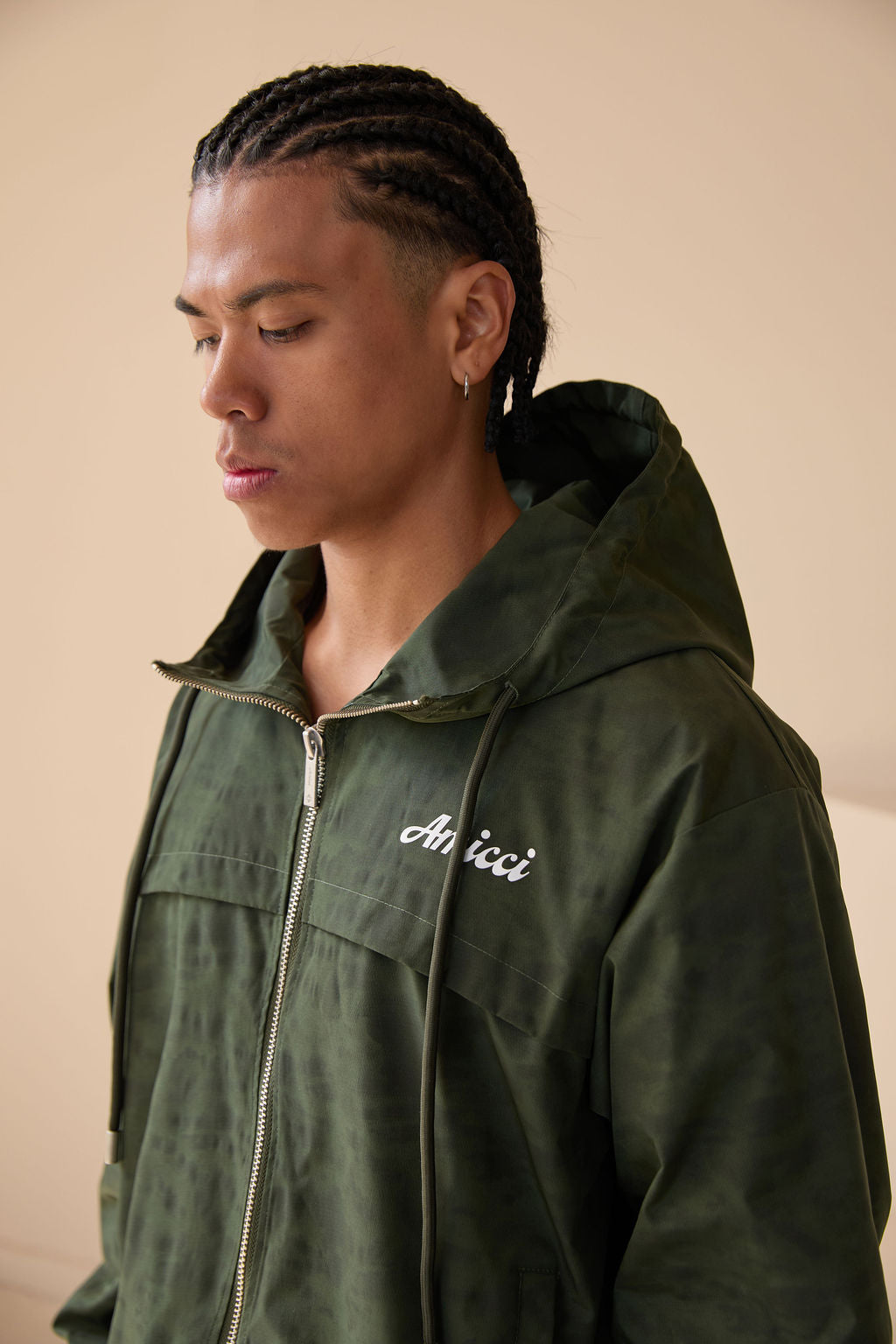 Almeria Windbreaker Green