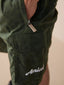 Almeria Patterned Shorts Green