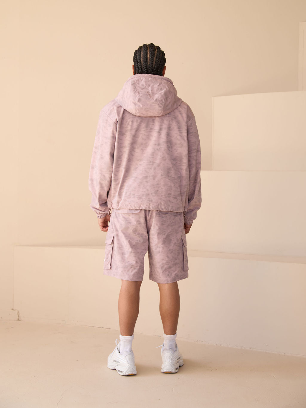 Almeria Patroon Windbreaker Jas Roze