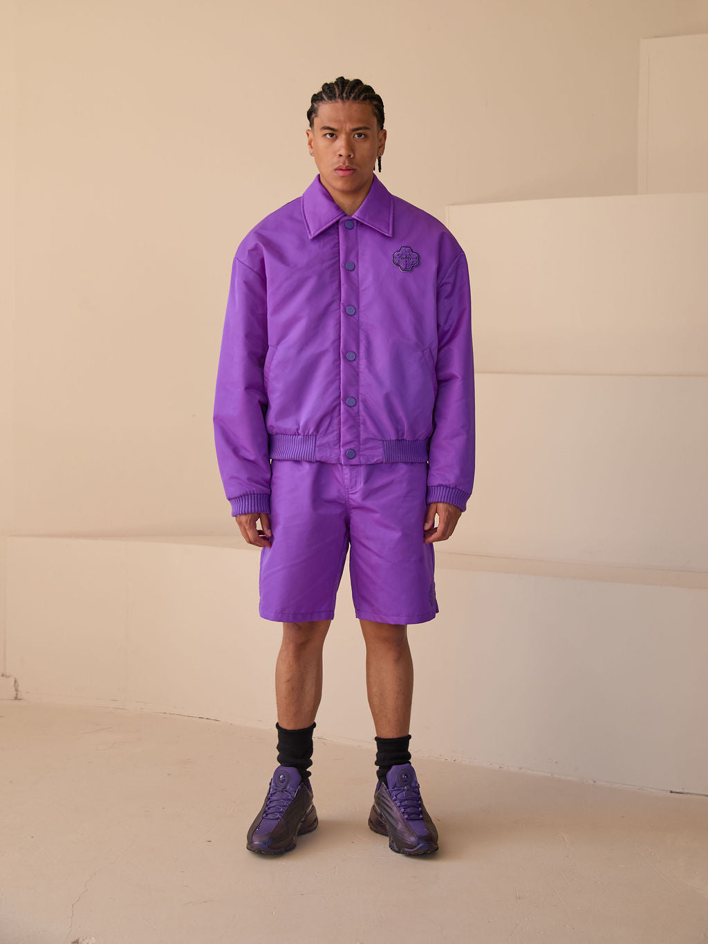 Laredo Bomber Jacket Purple