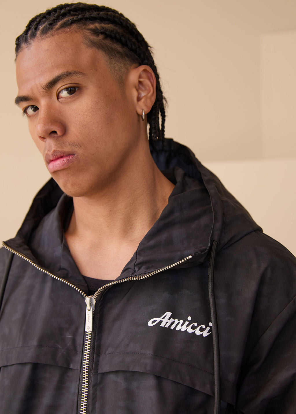Almeria Windbreaker Black