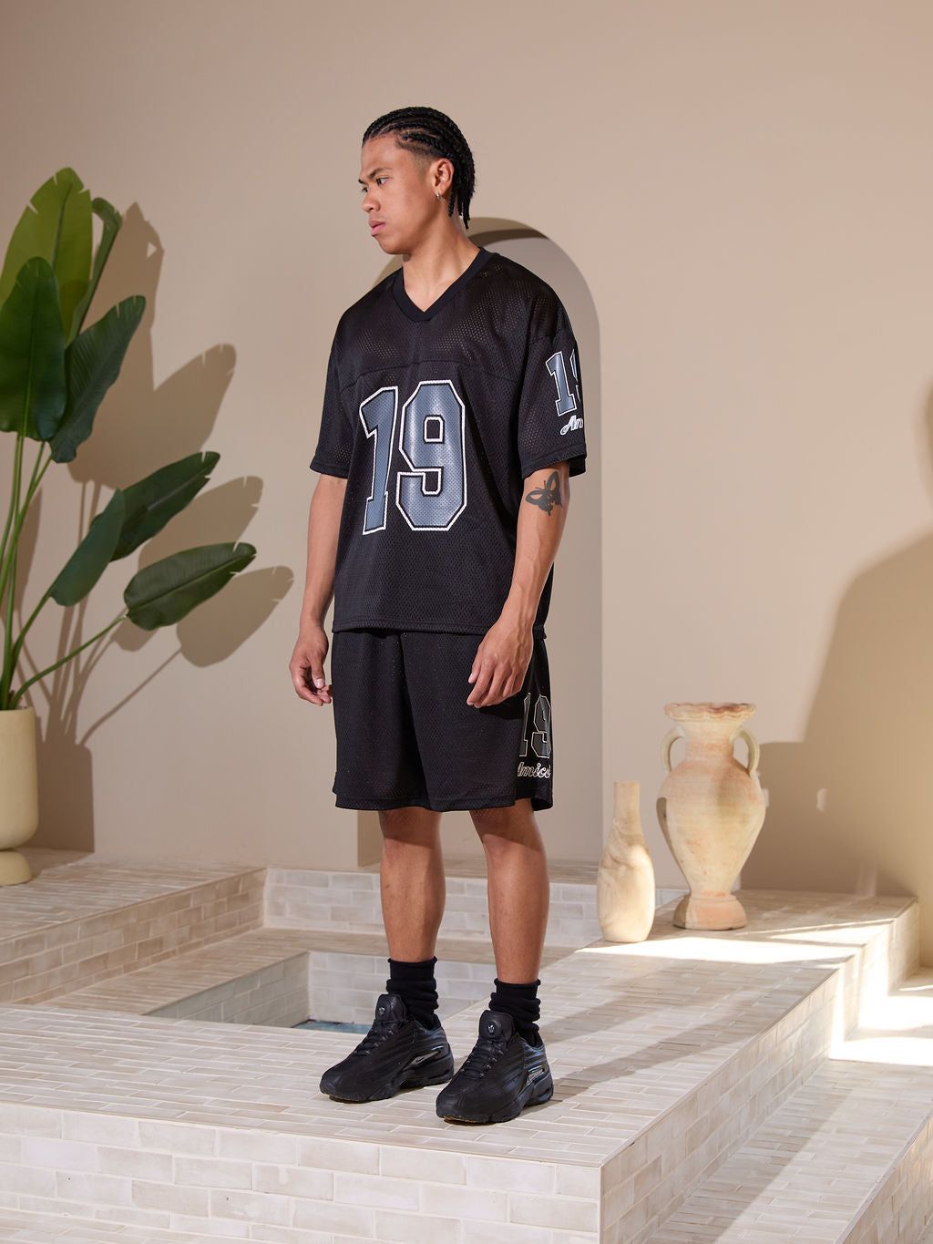 Shorts en maille Macizo Noir
