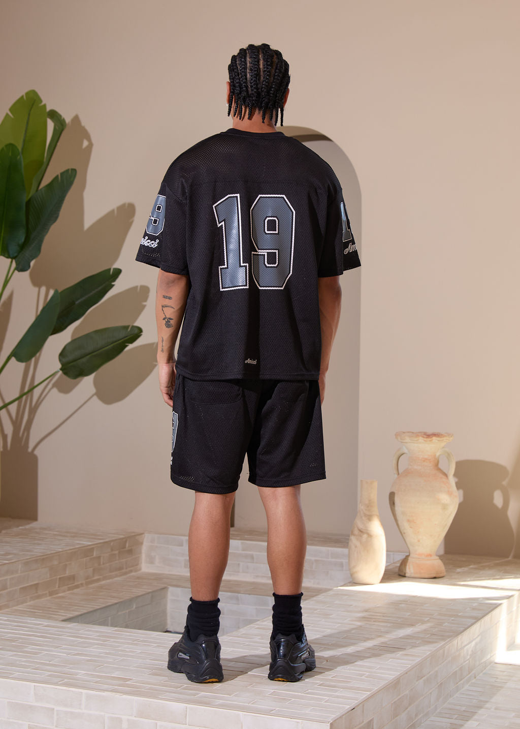 Macizo Mesh Jersey T-Shirt Black