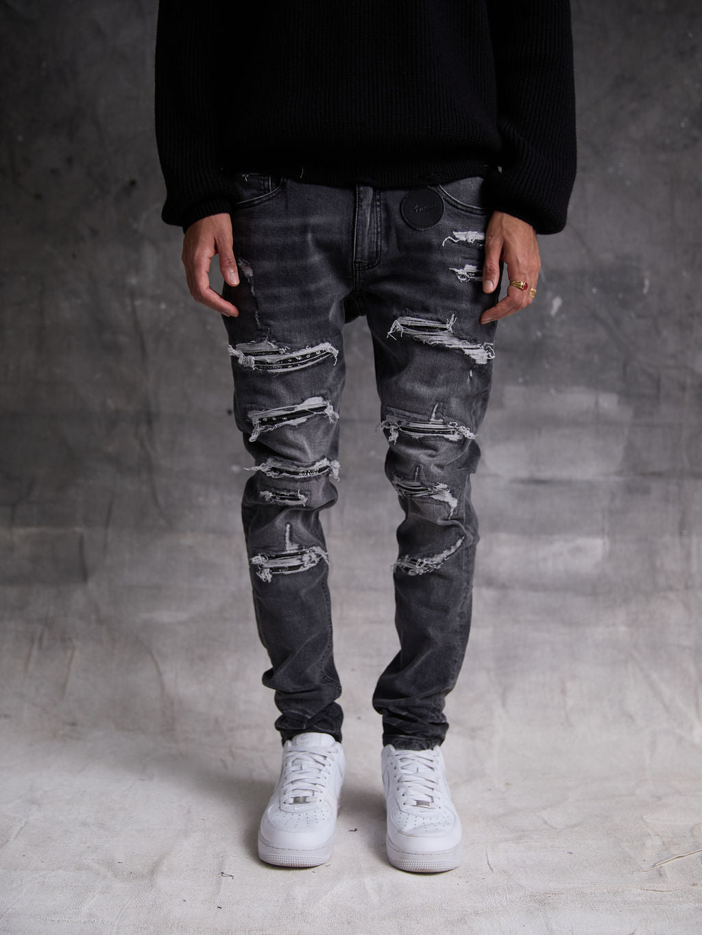 Jacopo Grijze Jeans