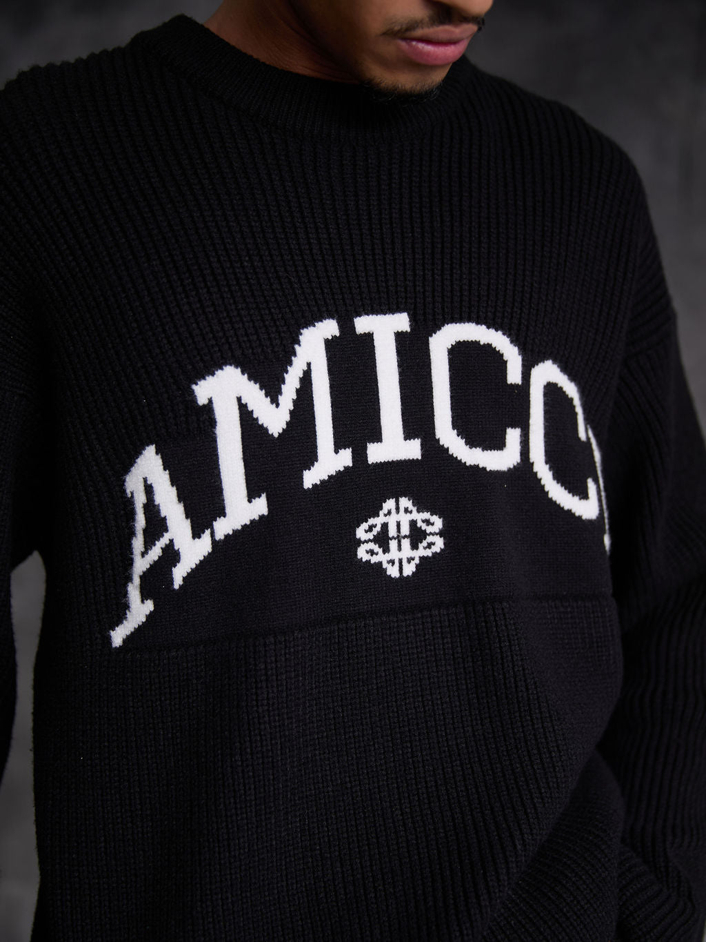 Veletre Ribbed Knitwear Black