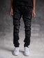 Rocco Jean skinny noir déchiré lourd