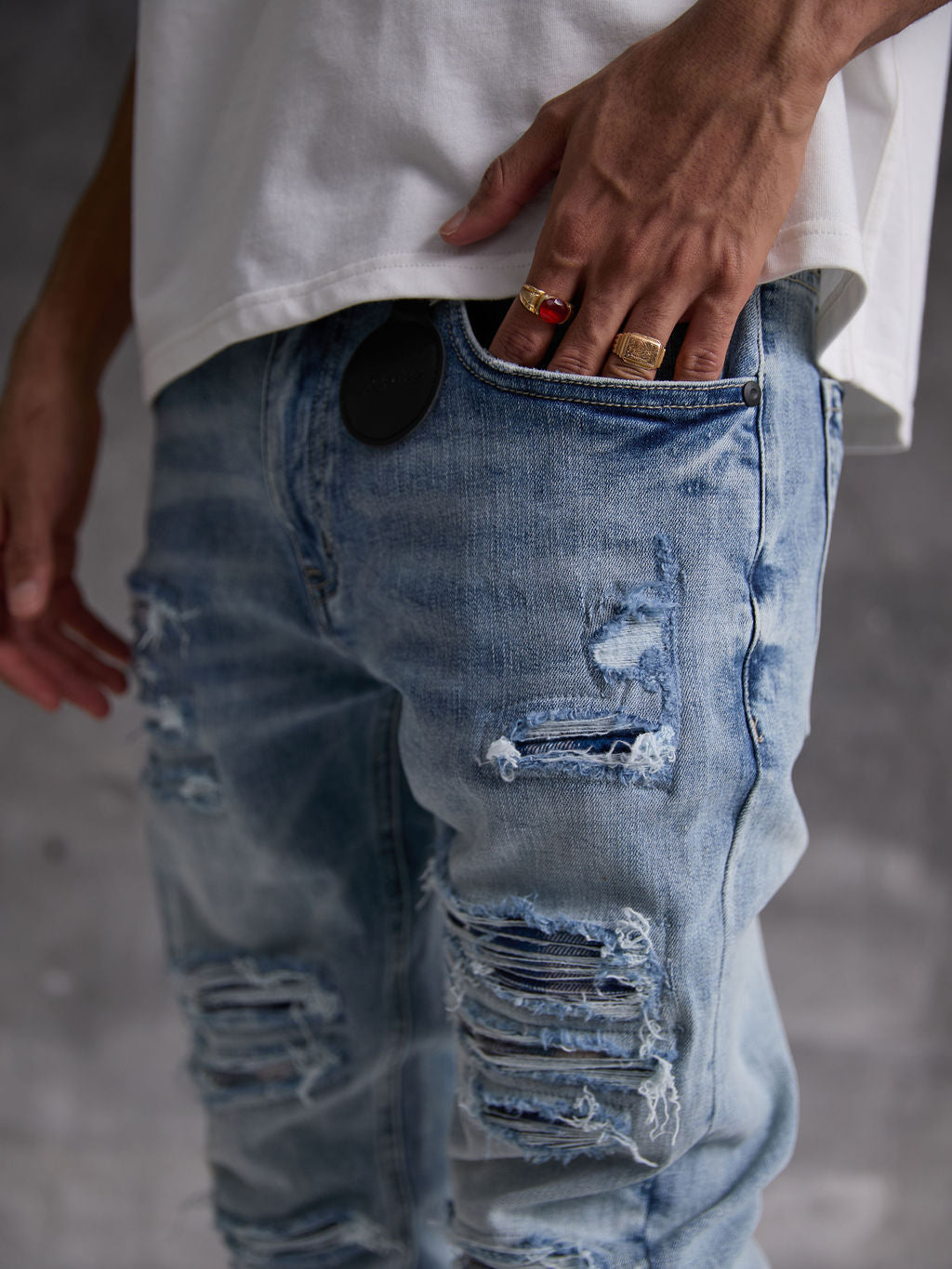 Belvedere Light Blue Jean