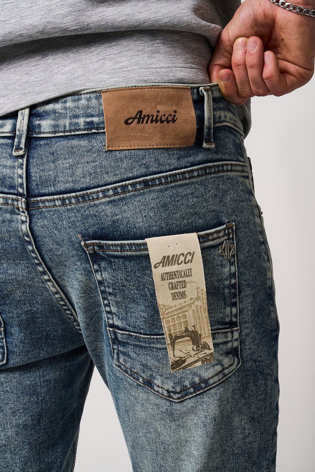 Orion Slim Jean Mid Blue
