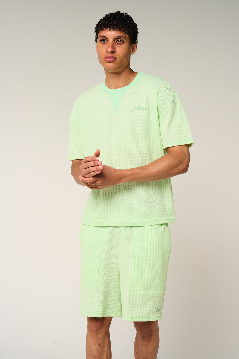 Tempest Waffle Knit T-Shirt Mint