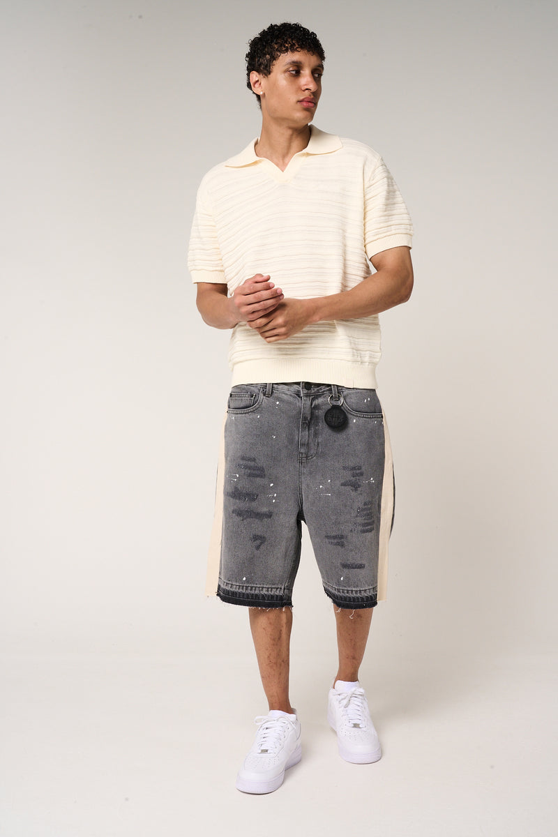 Dune Knitted Polo Cream
