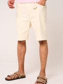 Sarito Cotton Twill Shorts Cream