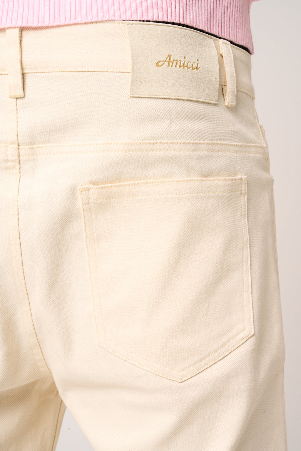 Sarito Cotton Twill Shorts Cream