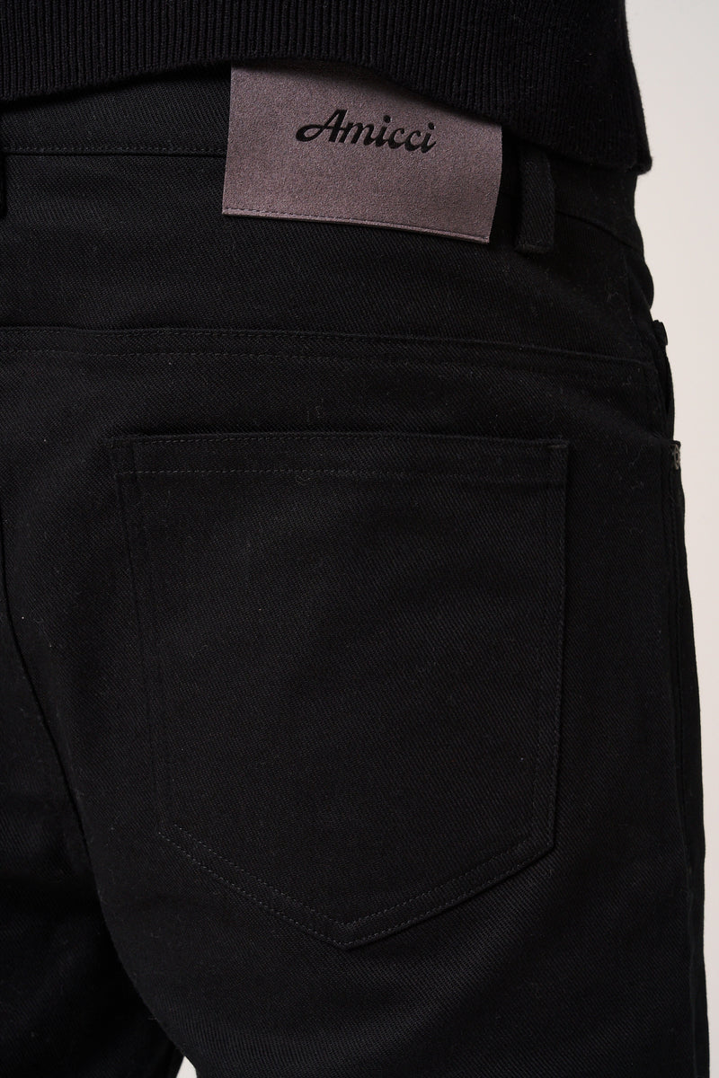 Sarito Cotton Twill Shorts Black