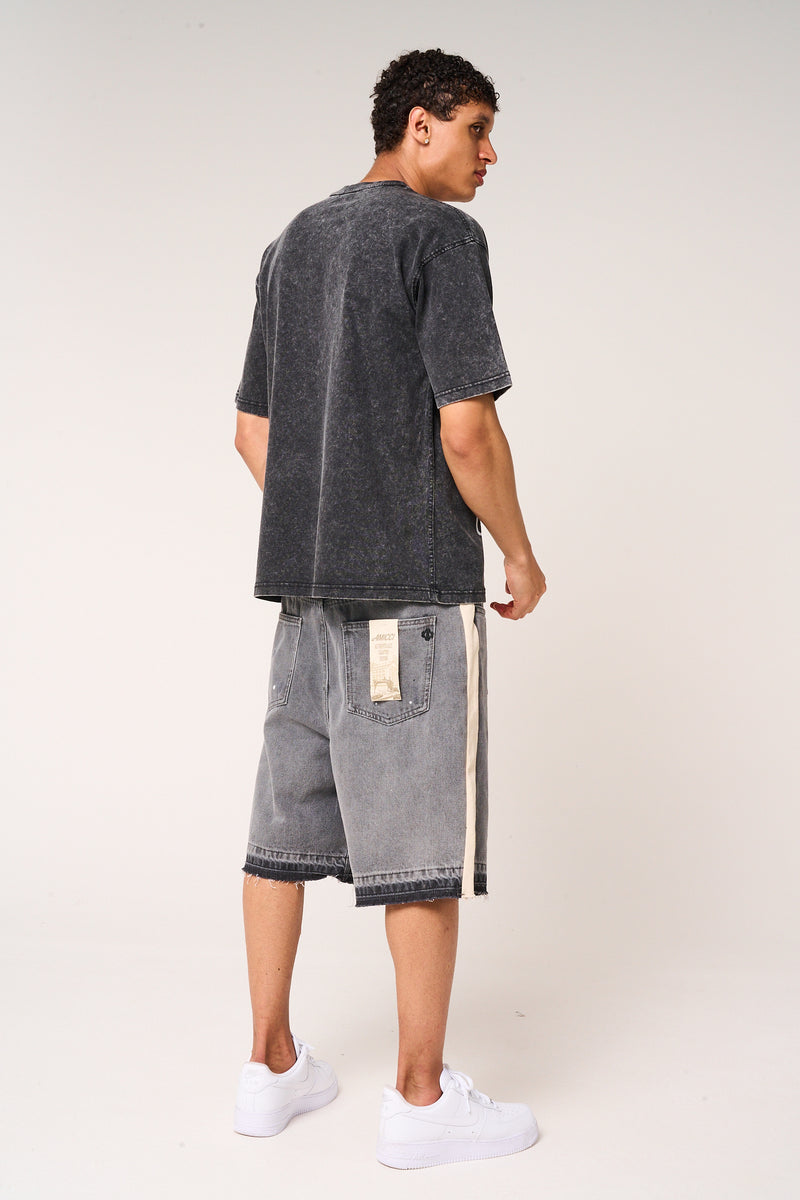 Rimini Graphic T Shirt Washed Black
