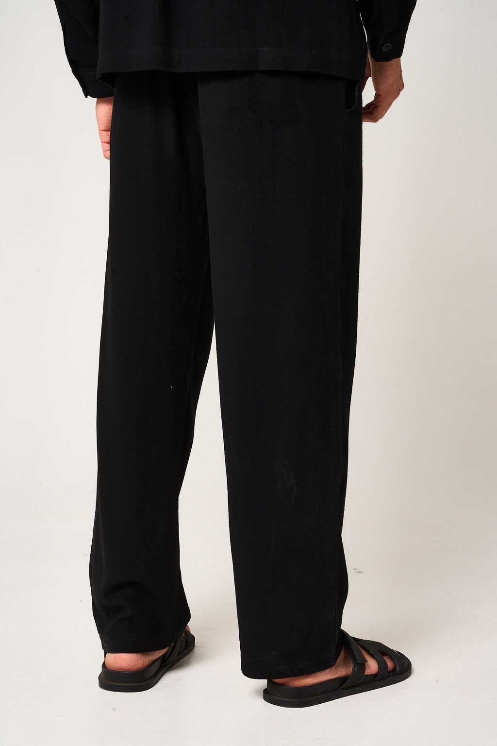 Vesper Linen Pants Black