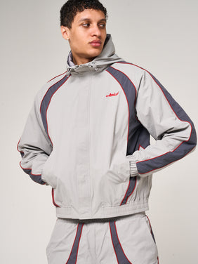 Placido Grey Shell Windbreaker