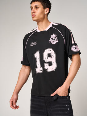 Miguel Football Jersey Black