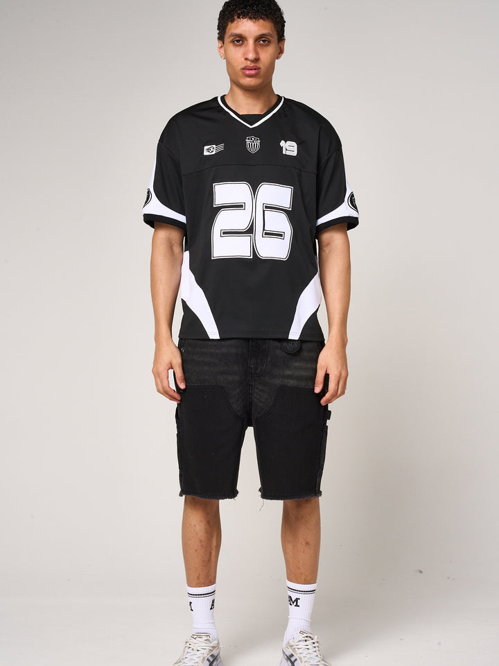 Allende Carpenter Denim Short Black
