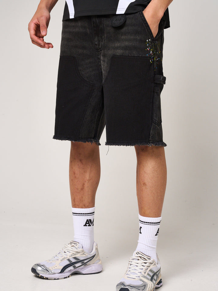 Allende Carpenter Denim Short Black
