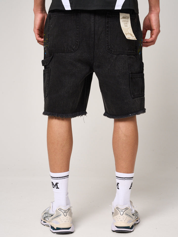 Allende Carpenter Denim Short Black