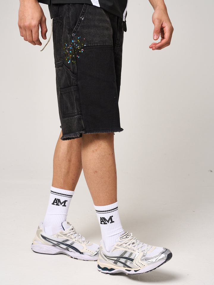 Allende Carpenter Denim Short Black