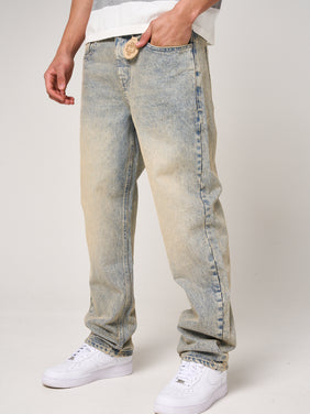Lennox Tinted Blue Straight Jean