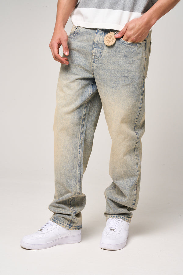 Lennox Tinted Blue Straight Jean